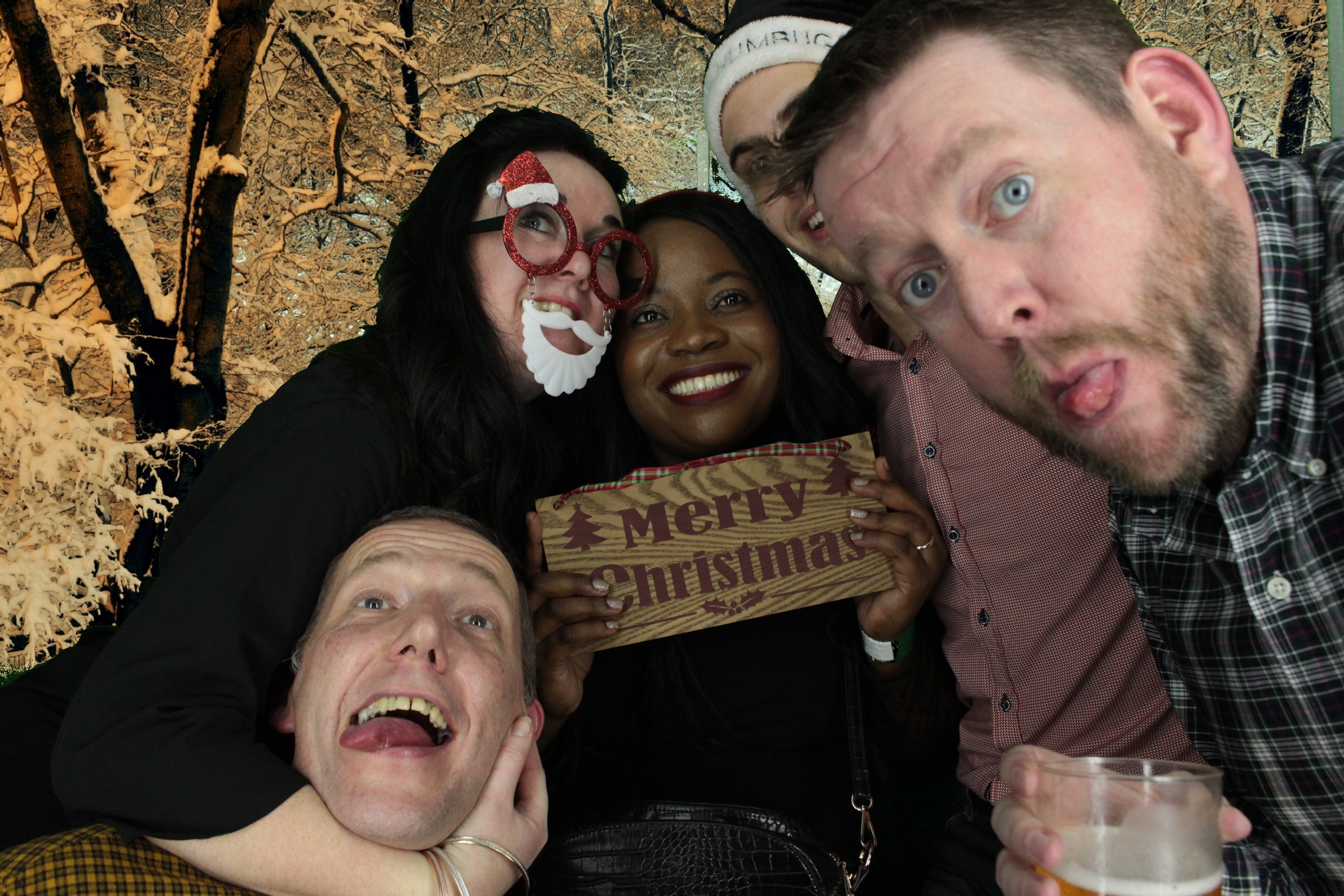 One Line Christmas Party | View more photos from the event at gallery.myphotoboothexperience.co.uk/u/MyPhotoBoothExperienceLtd/One-Line-Christmas-Party